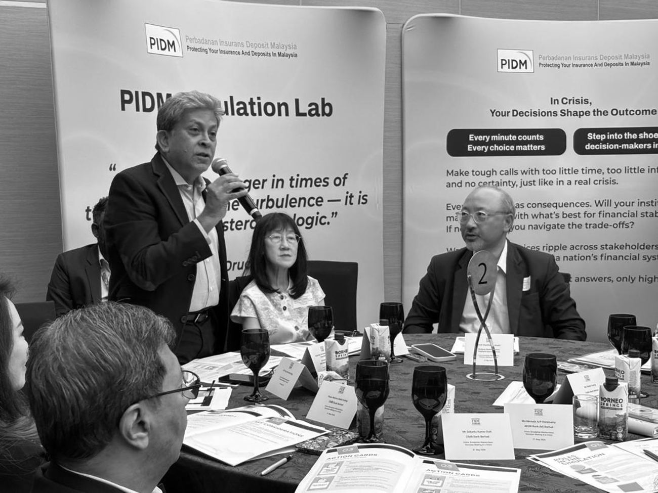 On a governance panel